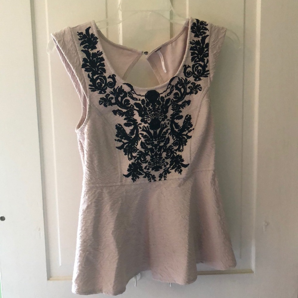 Free people peplum top